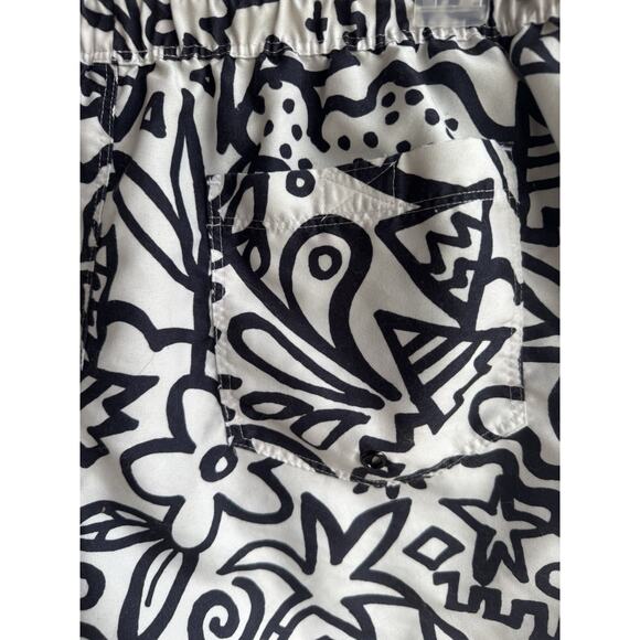 ASOS Men’s Swim Trunks Aztec Beach Mayan Theme Size Medium Shortie - Picture 9 of 12